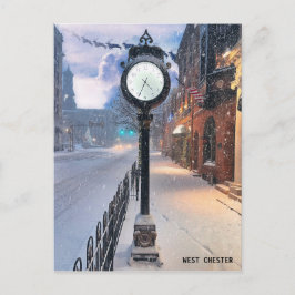 West Chester Christmas Postcard Postkarte