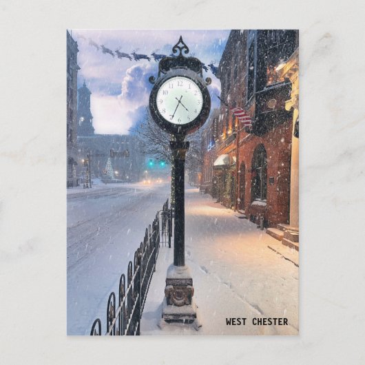 West Chester Christmas Postcard Postkarte (Vorderseite)