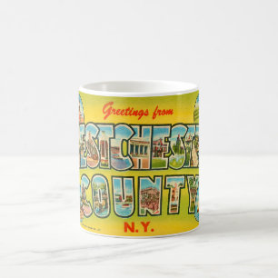 West Chester County NY Retro-Tasse Kaffeetasse