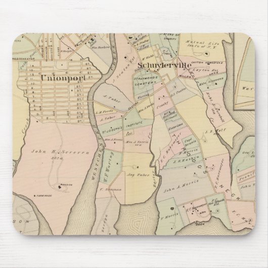 West Chester, Schuylerville, New York Mousepad (Vorne)