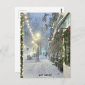 West Chester Winter Postcard Postkarte (Vorne/Hinten)