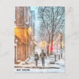 West Chester Winter Wonderland Postcard Postkarte