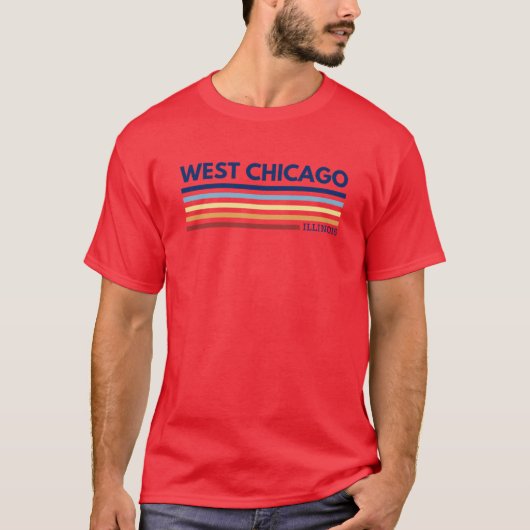 West Chicago Illinois T-Shirt (Vorderseite)