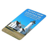West Chop Lighthouse Marthas Vineyard Flexi Magnet (Linke Seite)