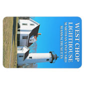 West Chop Lighthouse Marthas Vineyard Flexi Magnet (Horizontal)