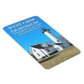 West Chop Lighthouse Marthas Vineyard Flexi Magnet (Rechte Seite)