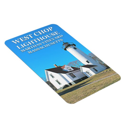West Chop Lighthouse Marthas Vineyard Flexi Magnet (Rechte Seite)