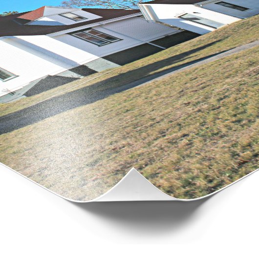 West Chop Lighthouse, Marthas Vineyard Foto Print (Ecke)