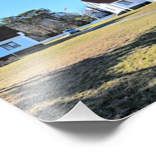 West Chop Lighthouse, Marthas Vineyard Foto Print (Ecke)