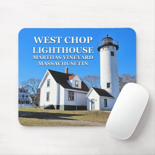 West Chop Lighthouse, Marthas Vineyard MA Mousepad (Mit Mouse)