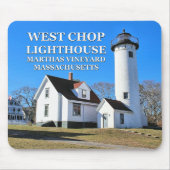 West Chop Lighthouse, Marthas Vineyard MA Mousepad (Vorne)