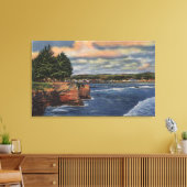 West Cliff Drive View Pier and Casino Leinwanddruck (Insitu (Wohnzimmer))