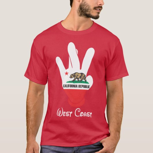 West Coast Cali gift T-Shirt (Vorderseite)