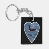 West Coast Killer Whale "John Coe" Orca Schlüsselanhänger (Vorderseite links)