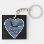 West Coast Killer Whale "John Coe" Orca Schlüsselanhänger (Rückseite)