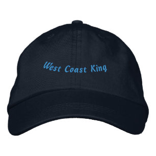 WEST COAST KING Kalifornien Royalty inspirierte Na Bestickte Baseballkappe