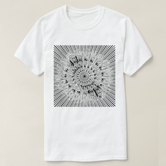 West Coast Liebe T-Shirt (Design vorne)