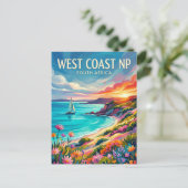 West Coast National Park Südafrika Postkarte (Stehend Vorderseite)