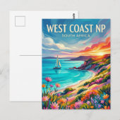 West Coast National Park Südafrika Postkarte (Vorne/Hinten)