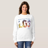 West Coast Paradise Los Angeles Sweatshirt (Vorne ganz)