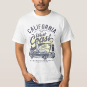 West Coast Surfing T - Shirt (Vorderseite)