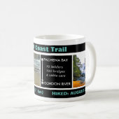 West Coast Trail, Add Fotos & Date, Gedenk Tasse (VorderseiteRechts)