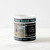West Coast Trail, Add Fotos & Date, Gedenk Tasse (Mittel)