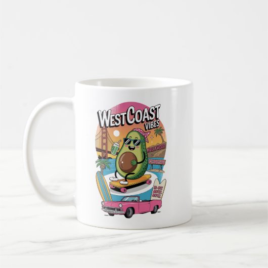 West Coast Vibes Avocado Kaffeetasse (Links)