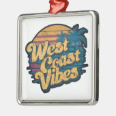 West Coast Vibes Ornament Aus Metall (Links)