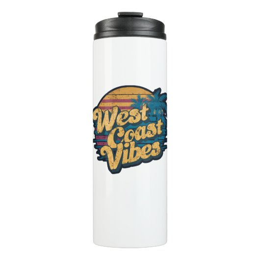 West Coast Vibes Thermosbecher (Vorderseite)