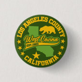West Covina, Kalifornien Button (Vorderseite)