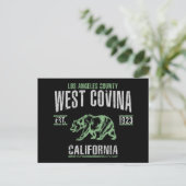 West Covina Postkarte (Stehend Vorderseite)