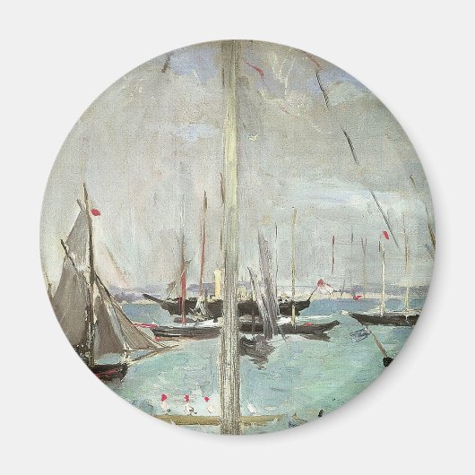 West Cowes, Isle of Wight von Berthe Morisot Magnet (Vorne)
