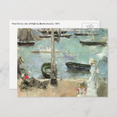 West Cowes, Isle of Wight von Berthe Morisot Postkarte (Vorne/Hinten)