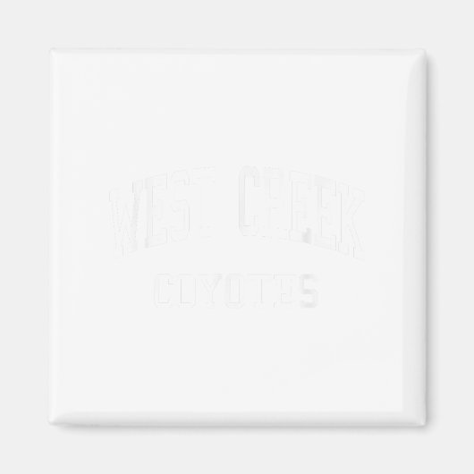 West Creek High School Hs Clarksville Tn Retro Spa Magnet (Vorne)