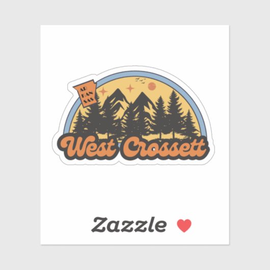 West Crossett, Arkansas Sticker (Blatt)
