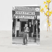 West Danville, VT, Post, 1940er Karte (Gelbe Blume)