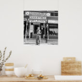 West Danville, VT, Post, 1940er Poster (Küche)