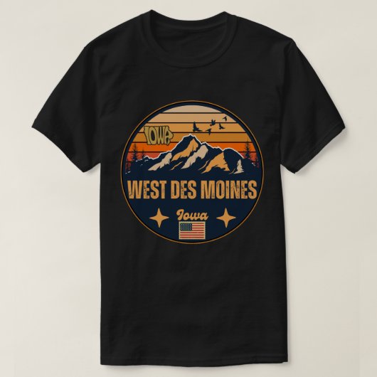 West Des Moines, Iowa T-Shirt (Design vorne)