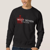 WEST DEVON England Crown Badge Sweatshirt (Vorderseite)