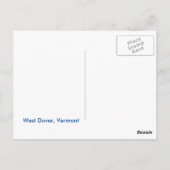 West Dover Windham Landkreis: Postkarte (Rückseite)