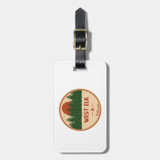 West Elk Wilderness Colorado Gepäckanhänger (Vorderseite vertikal)