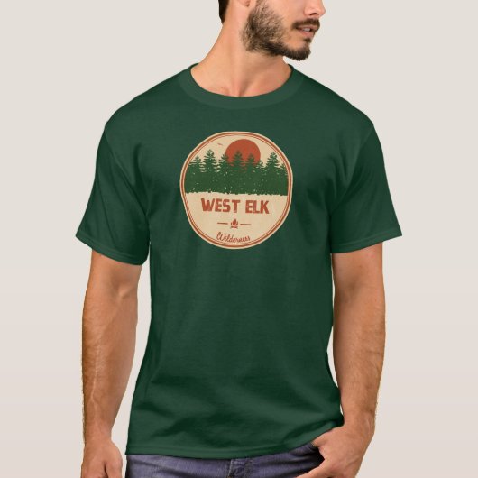 West Elk Wilderness Colorado T-Shirt (Vorderseite)