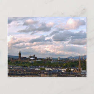 West End Glasgow Postkarte
