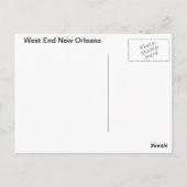West End New Orleans 1906 Postkarte (Rückseite)