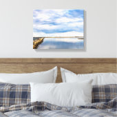 West End Wellenbrecher Leinwanddruck (Insitu (Schlafzimmer))