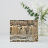 West Falls of the Black River, Elyria, Ohio Postkarte (Stehend Vorderseite)