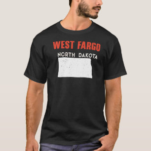 West Fargo North Dakota USA Staat America Travel T-Shirt