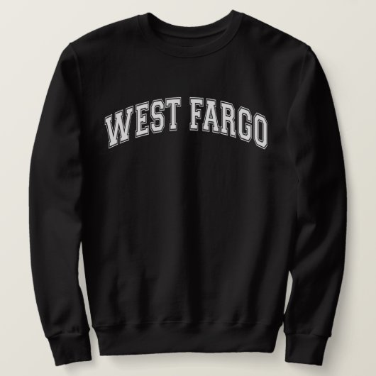 WEST FARGO University Style America Uni Sweatshirt (Design vorne)