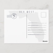 West Florida Sunset Vacation Souvenirs 80er Postkarte (Rückseite)